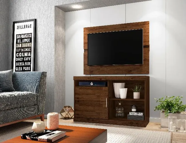 Rack + Painel combo Viena p/ TV até 43'' - Frete grátis!