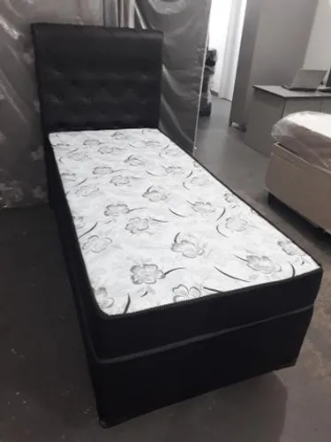 Cama solteiro conjugada em molas