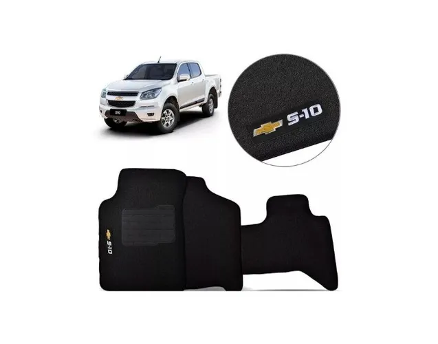 Jogo Tapete wave Chevrolet S10 S-10 Cabine Dupla nova 4 pcs pbvft pjpcu