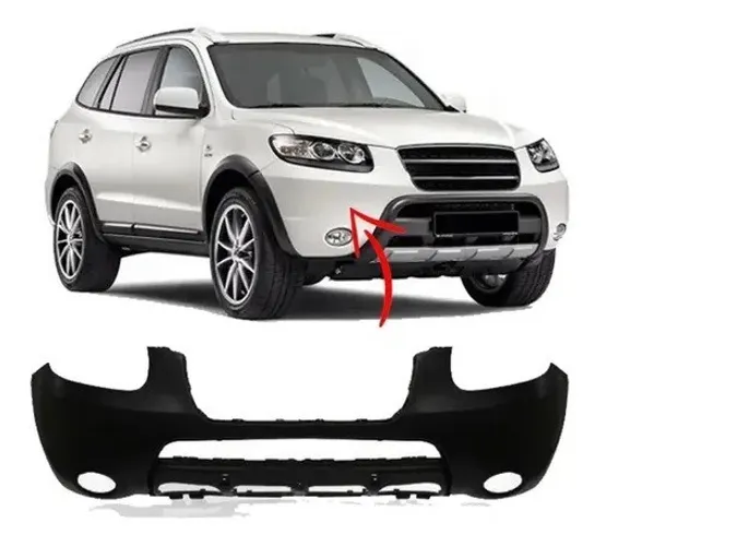 Capa Parachoque Dianteiro Hyundai Santa Fe 2007 a 2010