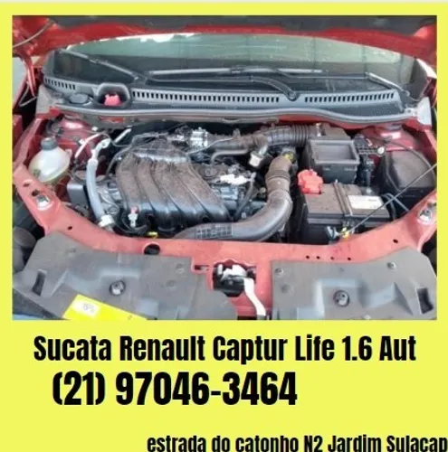 sucata renault captur life 1.6 Aut
