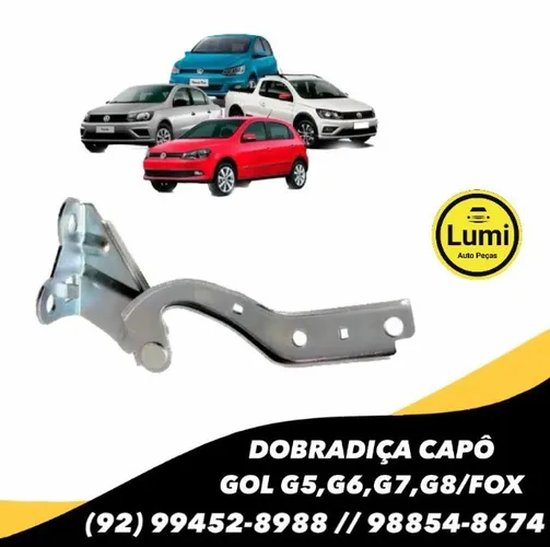 Braço capo Gol Voyage Saveiro Fox G5 G6 G7 G8 - NOVO!!