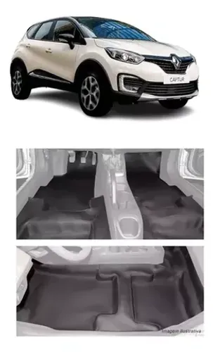 Revestimento De Assoalho Em Courvin Premium Do Renault Captur