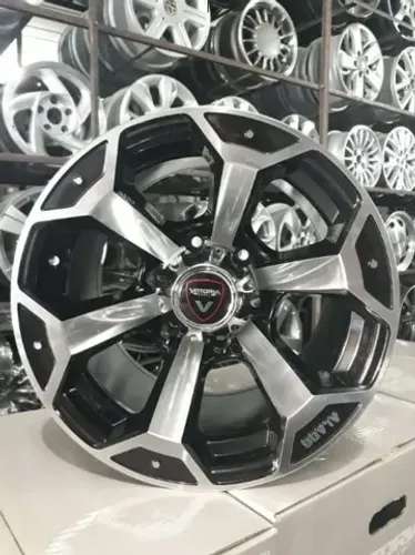 Rodas aro 15 15x10 Alado Offset ET -44 Troller S10 Toyota Hilux Triton Pajero Mitsubishi