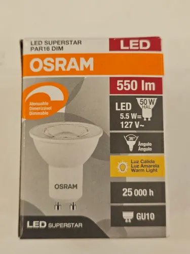 Lâmpada OSRAM led 5.5W 550lm