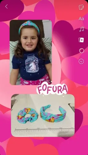 Tiara com Xuxinha infantil 