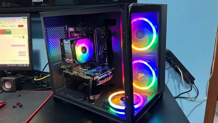 Cpu gamer intel i5 16gb rx 580 8g 256 bits