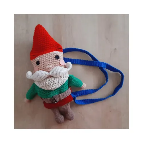 Boneco de Pelúcia do Gnomo viajante mochilinha - Brinquedo para Crianças