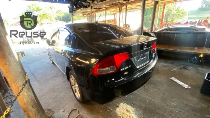 Sucata Honda Civic Lxs 1.8 flex 2008 Retirada de peças Motor Cambio