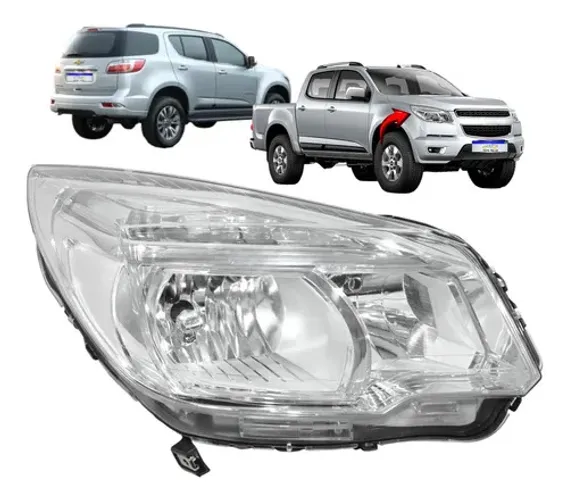 Farol Gm S10 Trailblazer 2012 2013 2014 2015 2016 L.d Novo 