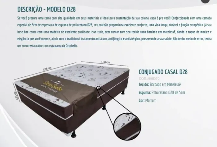Box casal D28