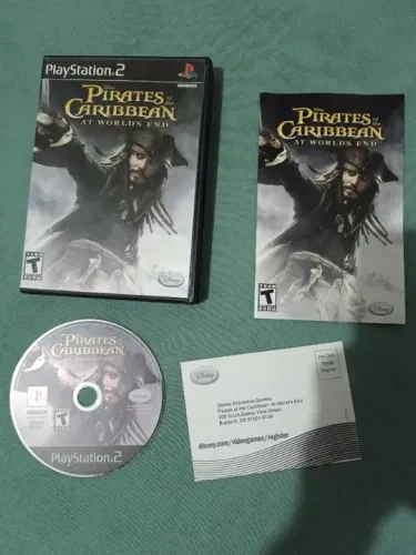 Piratas Do Caribe At World´s End original americano completo para Playstation 2