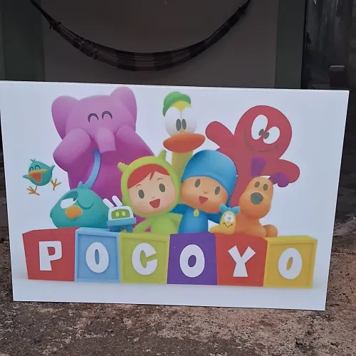 Quadro Tela Pocoyo 100x150 para festa