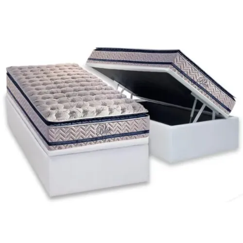 Colchão Solteiro Blue + Base Box Baú - Super promoção! 