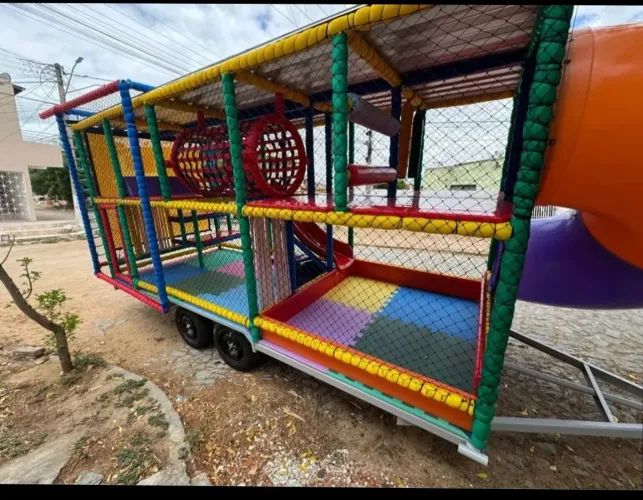 Carretinha play kid playground móvel