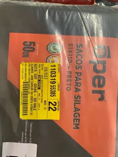 Saco para silagem