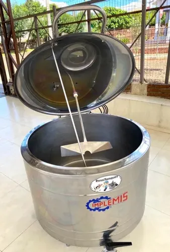 Tanque Tina Resfriador de Leite 300 Litros inox Misturador para Caldas Açaí de Sorvetes  