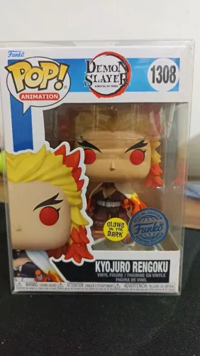 Funko Pop Kyojuro Rengoku #1308 Glows in The Dark - Special Edition - Anime: Demon Slayer