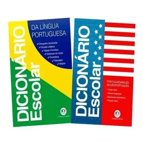 Kit Dicionário Escolar Português / Inglês - Ciranda Cultural