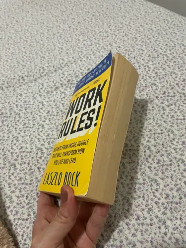 Livro inglês Work Rules! Inside google- laszlo bock