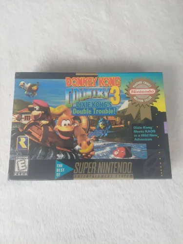 Cartucho Super Nintendo Donkey Kong Country 3 lacrada
