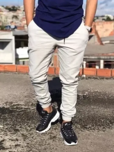 Calça Jogger Cinza