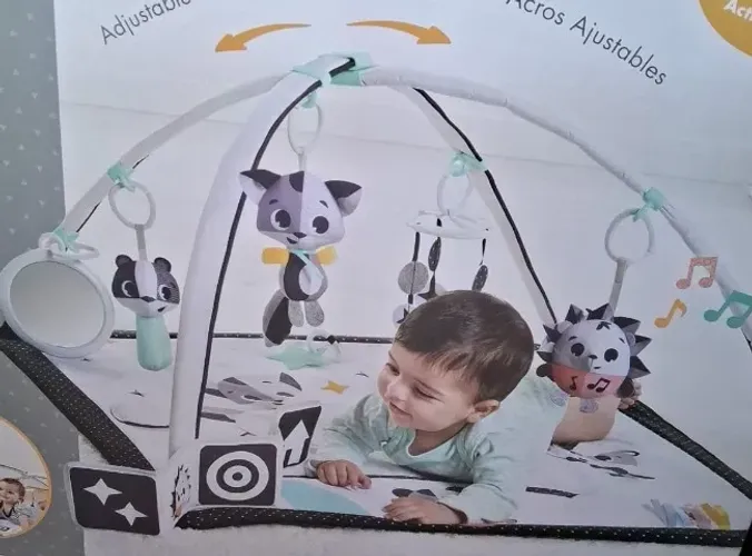 Tapete para bebês Gymini Black White - Tiny Love