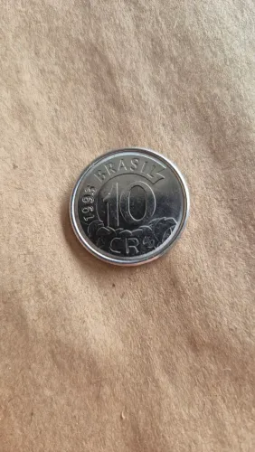 Moeda Brasileira de 10 Cruzeiros de 1993