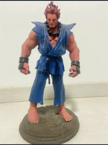 Estátua resina Akuma Street Fighter