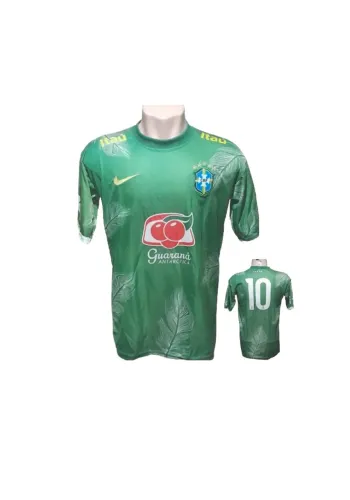 Camisa de Futebol do Brasil Verde - Nº 10