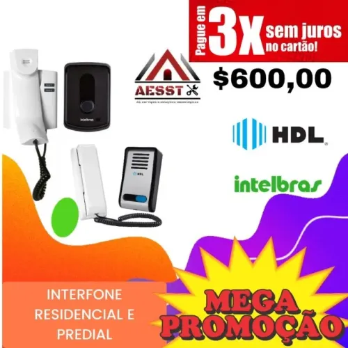 INTERFONE RESIDENCIAL E PREDIAL