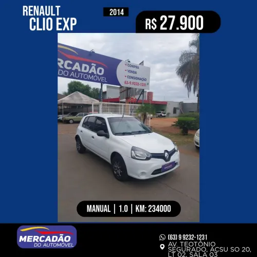 Renault Clio Authentique 1.0/1.0 Hi-power 16V 3P 2014