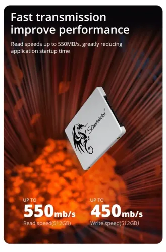 Hd ssd 512g SomnAmbulist sólido Sata 3 Novo