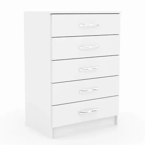 Cômoda 5Gvs Evidência Branco - Entrega Rápida! 