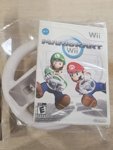 Volante e jogo Mario Kart original