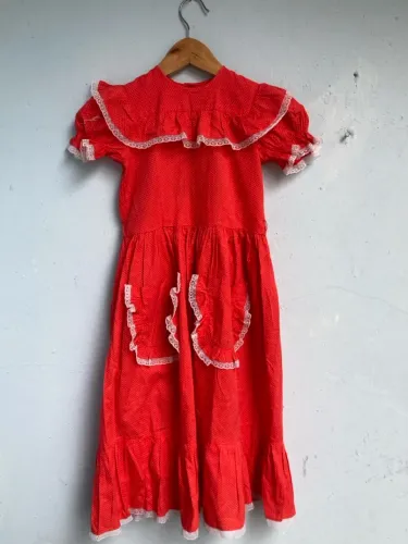 Infantil de Festa Junina Vermelho, Tam 8
