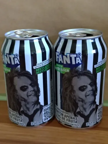 Lata de Fanta Beetlejuice - Edição Limitada (VAZIA)