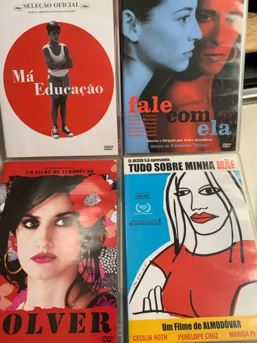 COLEÇÃO 4 DVDs ALMODÓVAR 