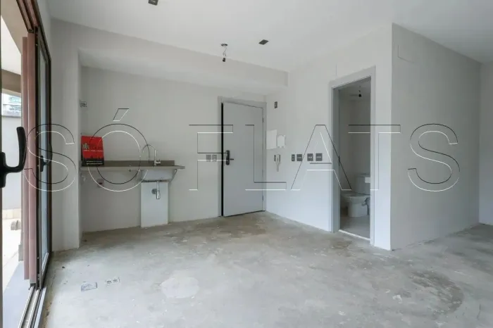 Pininfarina, Apartamento modelo Garden à venda com 100m², 1 dormitório e 1 vaga de garagem