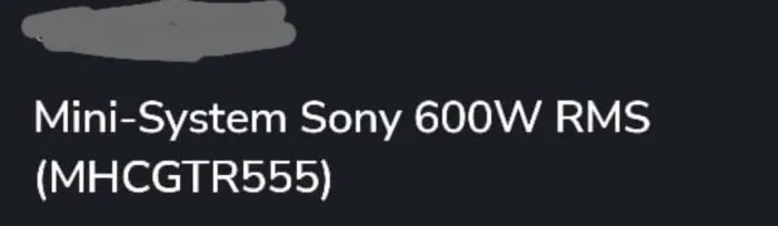 Mini sister sony usado