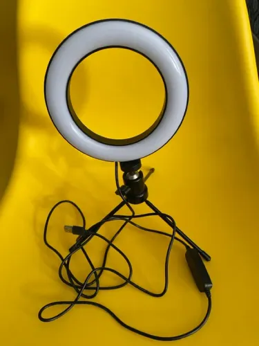 Ring Light para Fotos e Vídeos 16cm