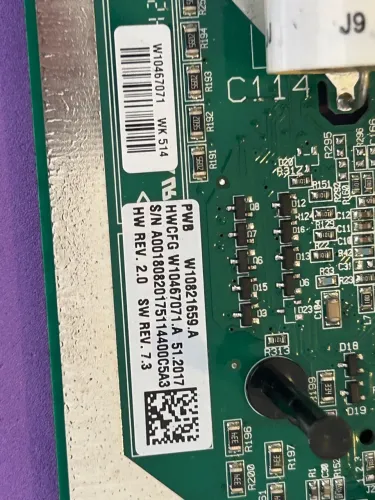 Brastemp Placa Principal cooktop indução - com defeito