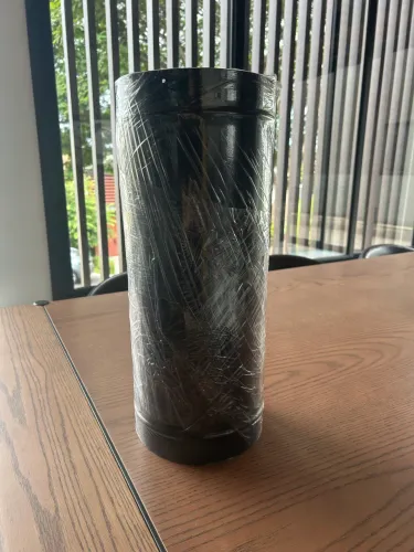 Duto Para Chaminé  200mm de largura Preto 50cm de comprimento