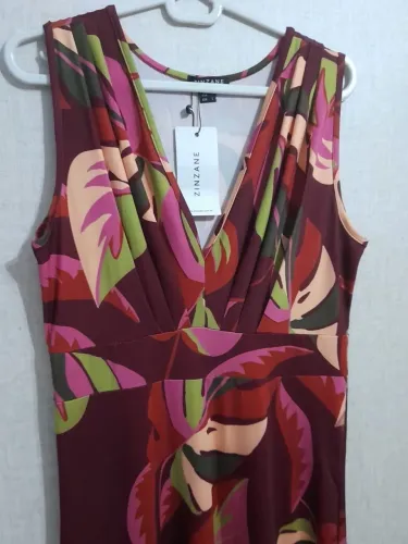 Vestido longo inverno tropical(novo)