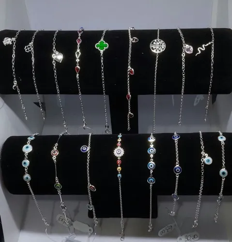 PULSEIRAS DE PRATA 925 FEMININAS. N.B Joias.