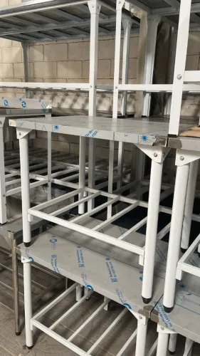 mesa 1x70 tampo inox * pe epoxi