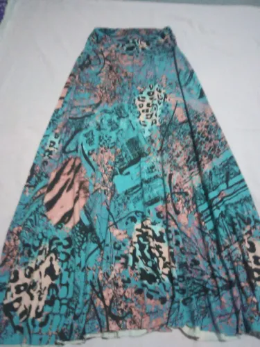 Saia longa floral 