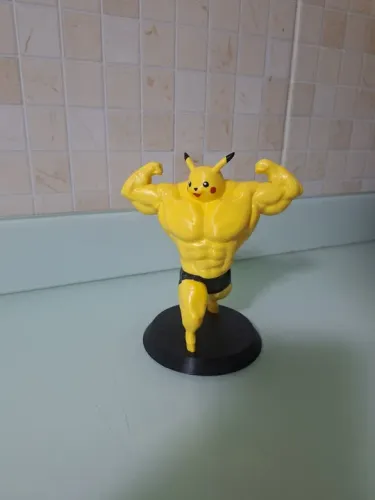 Pikachu musculoso - Figura de ação