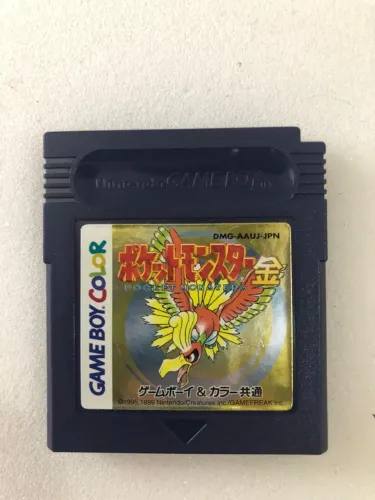 Pokémon Gold Game Boy Color - Cartucho em perfeito estado