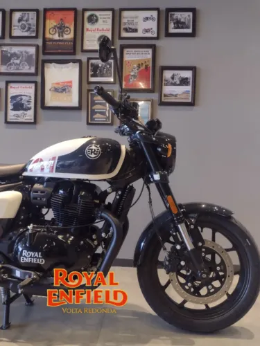 LEONI - ROYAL ENFIELD SHOTGUN 650 - STENCIL WHITE